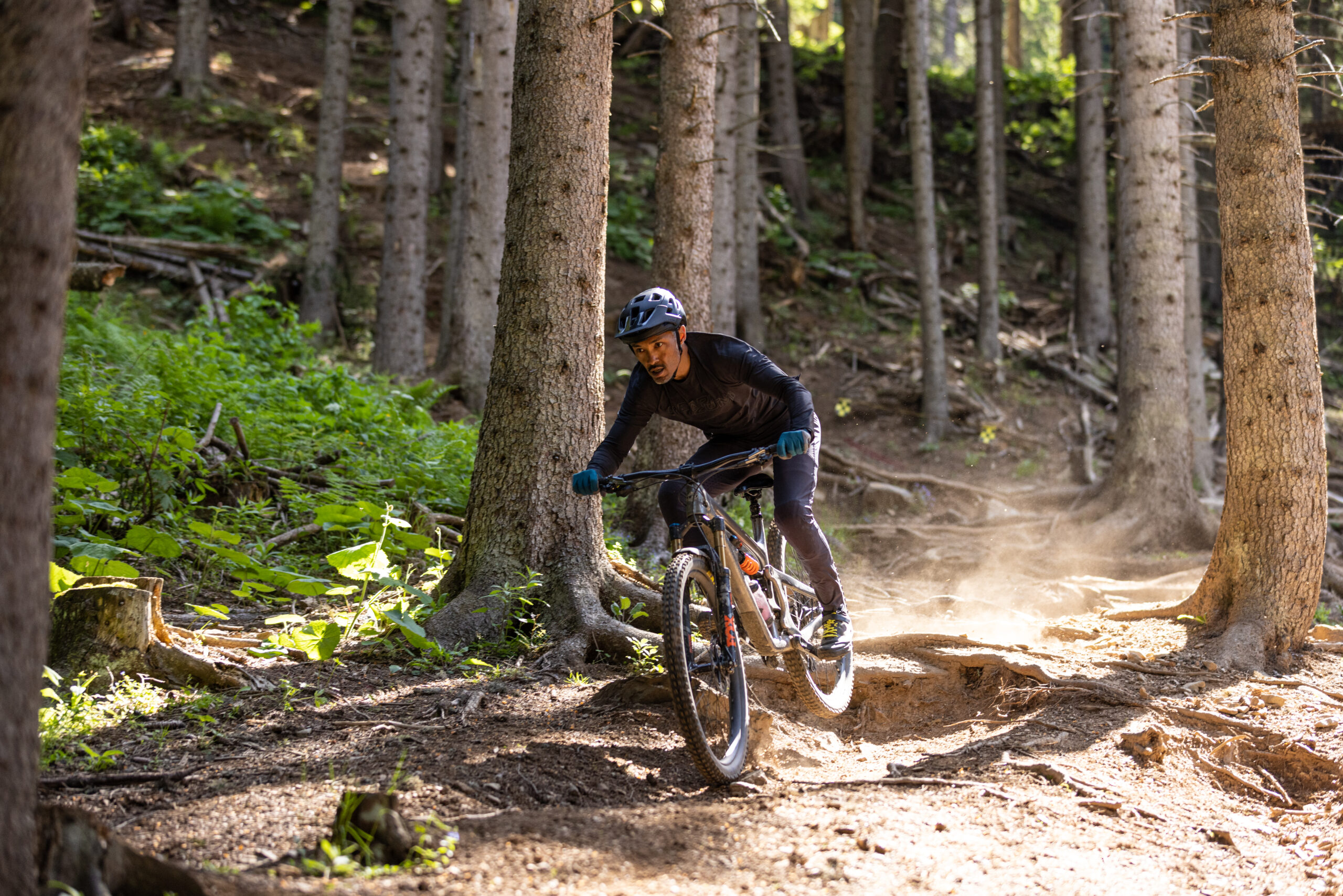 Lazer helmet MTB shoot lenzerheide switzerland